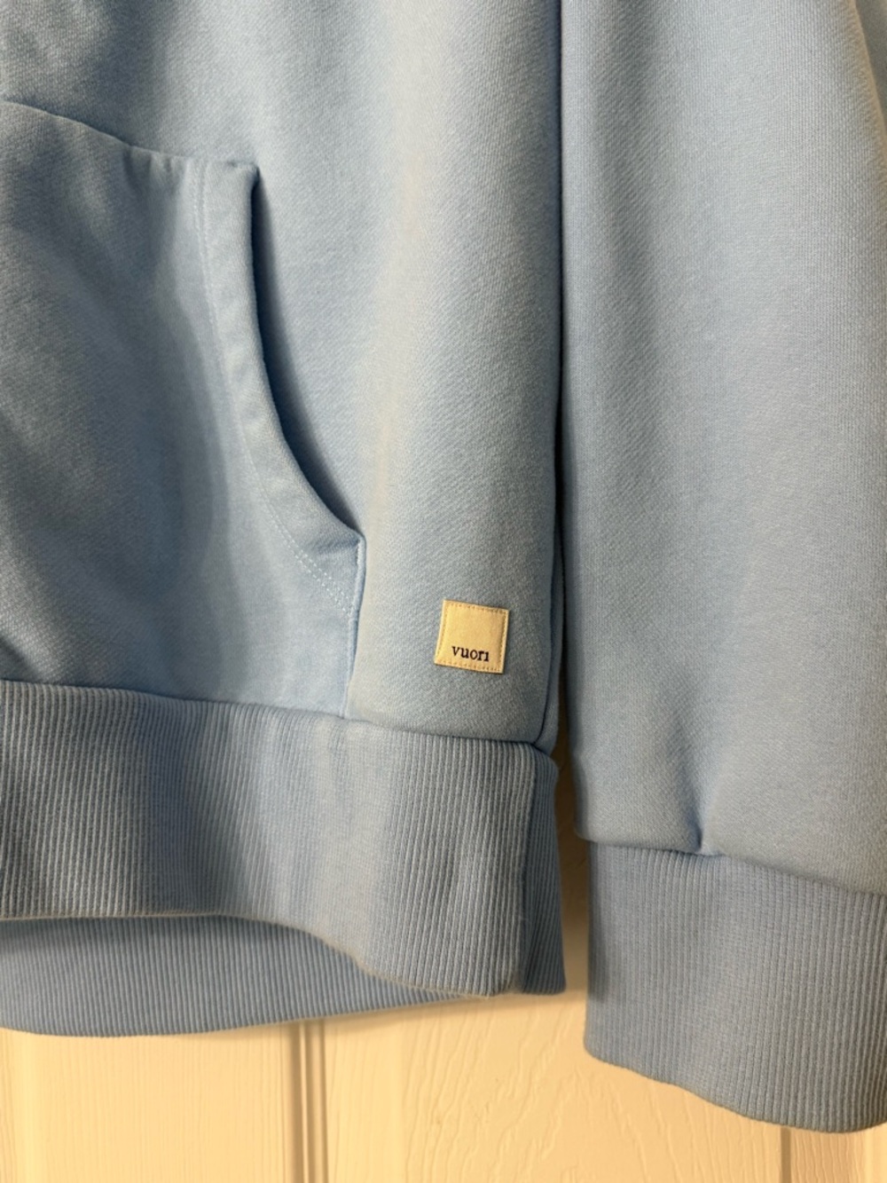 Vuori Restore Full Zip Hoodie Spring Blue XS - Picture 4 of 6